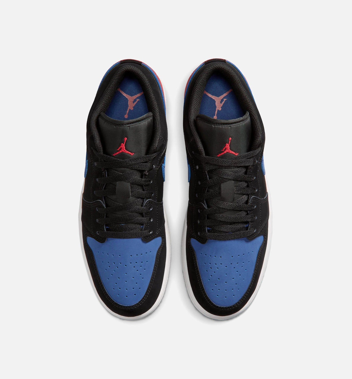 Air Jordan 1 Low Men's Sneakers - Black / Summit White / True Blue / Varsity Red