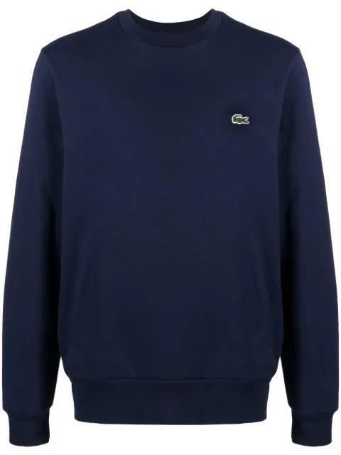 Lacoste Classic logo-patch cotton sweatshirt