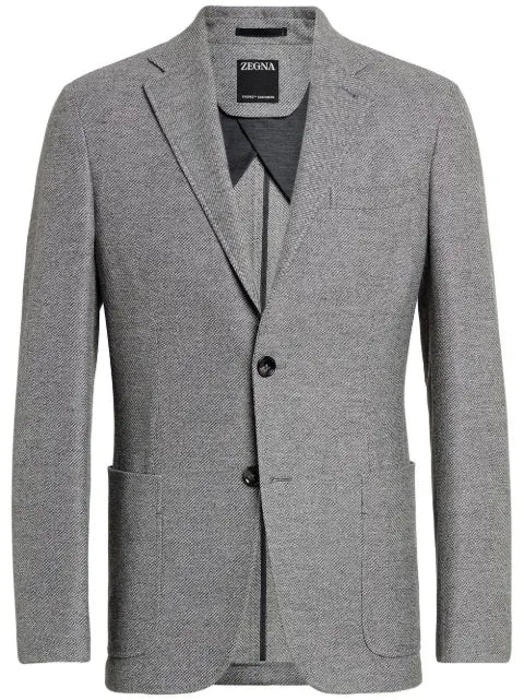 Zegna Trofeo single-breasted cashmere jacket