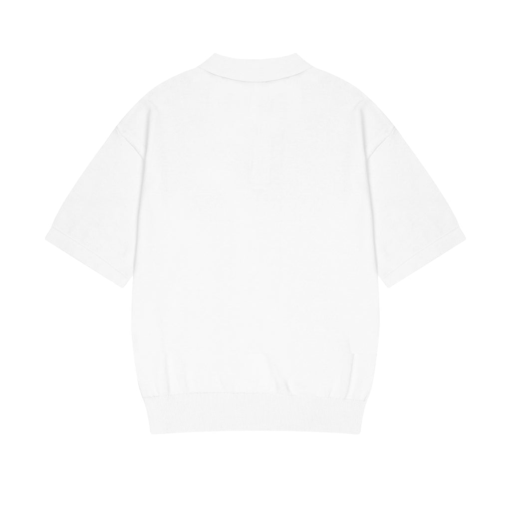 "on air" Polo knit off white