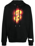 Mostly Heard Rarely Seen 8-Bit Money Sign graphic-print cotton hoodie
