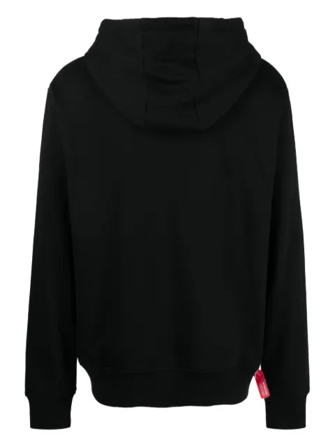 Mostly Heard Rarely Seen 8-Bit Money Sign graphic-print cotton hoodie