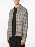 Awake NY checked zip-up shirt jacket