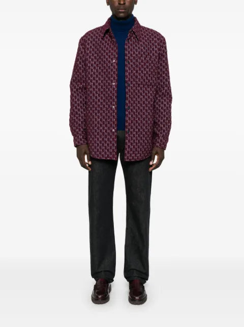 Gucci GG-Supreme shirt jacket