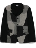 Black Comme Des Garçons panelled blazer