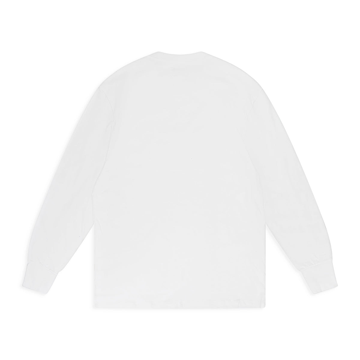 White Longsleeve Tonal Logo T-Shirt