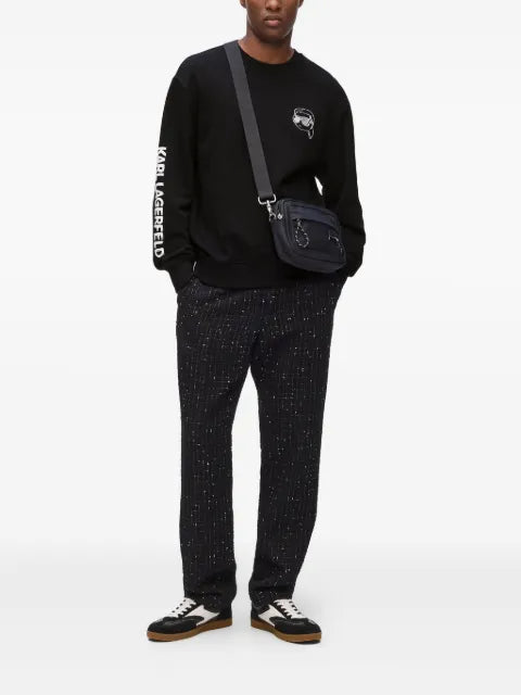 Karl Lagerfeld logo-embroidered relaxed sweatshirt