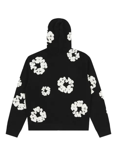 Denim Tears wreath-print zip hoodie