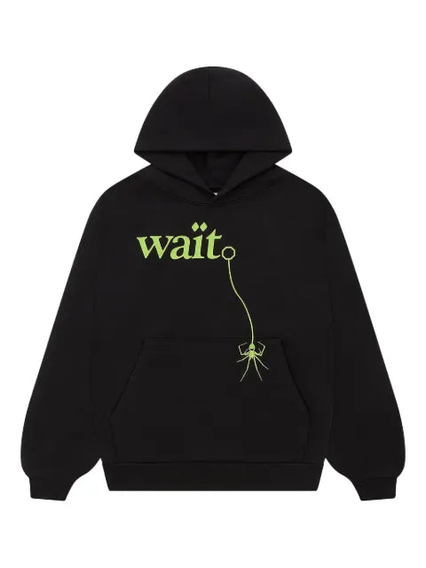 SP5DER print-detail hoodie