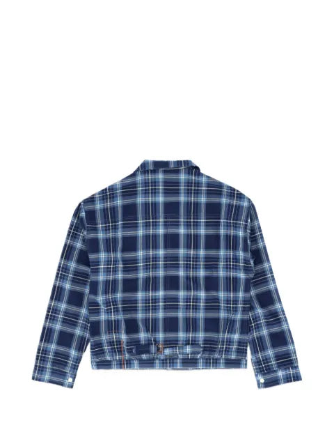 Fortela Peter checkered cotton shirt jacket