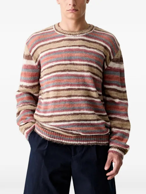A.P.C. striped alpaca sweater