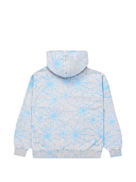 SP5DER logo-print hoodie