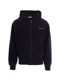 Carhartt WIP paint-splatter logo-embroidered hoodie