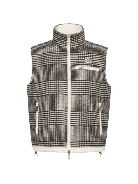 Moncler Gienah reversible wool blend down vest