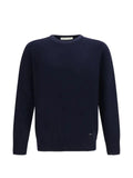 BROOKSFIELD logo-plaque crew-neck sweater