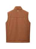 Tombolini logo-plaque zip-up gilet