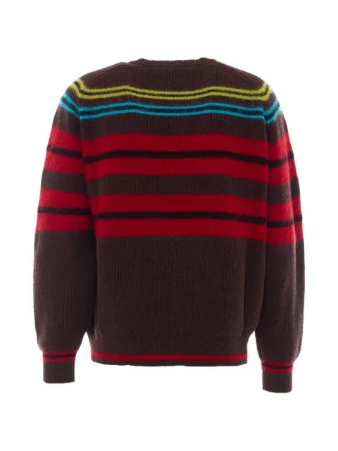 Lanvin striped sweater in wool and cashmere