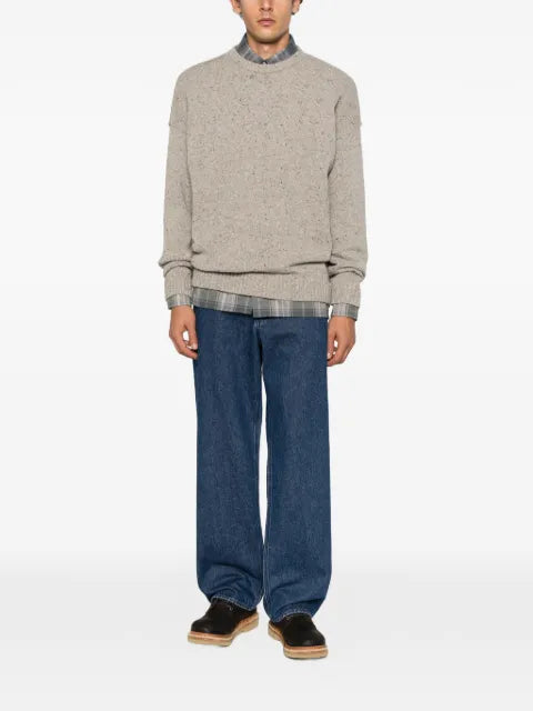 Drykorn flecked drop-shoulder sweater