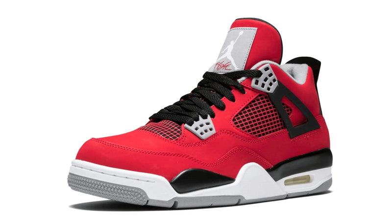 Air Jordan 4 Retro 'Toro Bravo' – All-Red Fire AJ4 with Premium Suede & Varsity Red Throughout