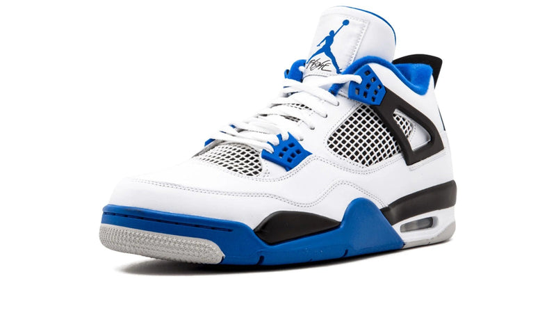 Air Jordan 4 Retro 'Motorsports' – Rare White, Black & Varsity Royal Blue AJ4 with Racing Heritage