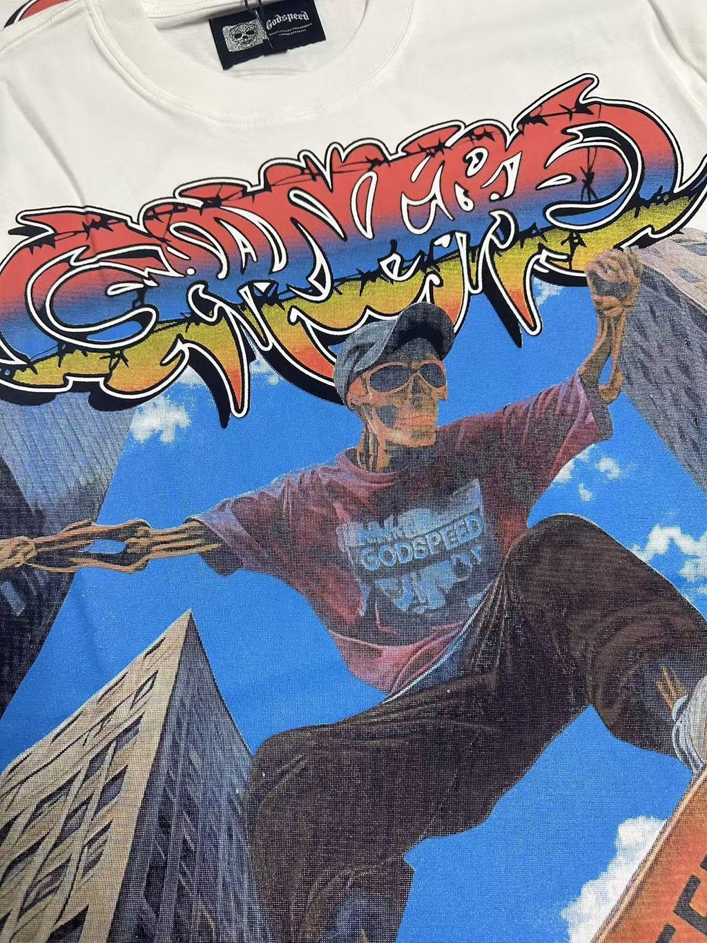 Godspeed Skateboard Graphic T-Shirt