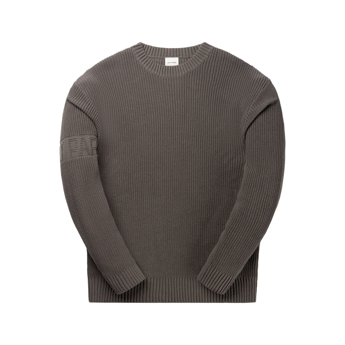 Daily Paper Band Knit Sweater 'Rabbit Grey'