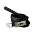 Marthenaut Leather Belt Rectangle Cutout Logo Metal Buckle Waist Belt