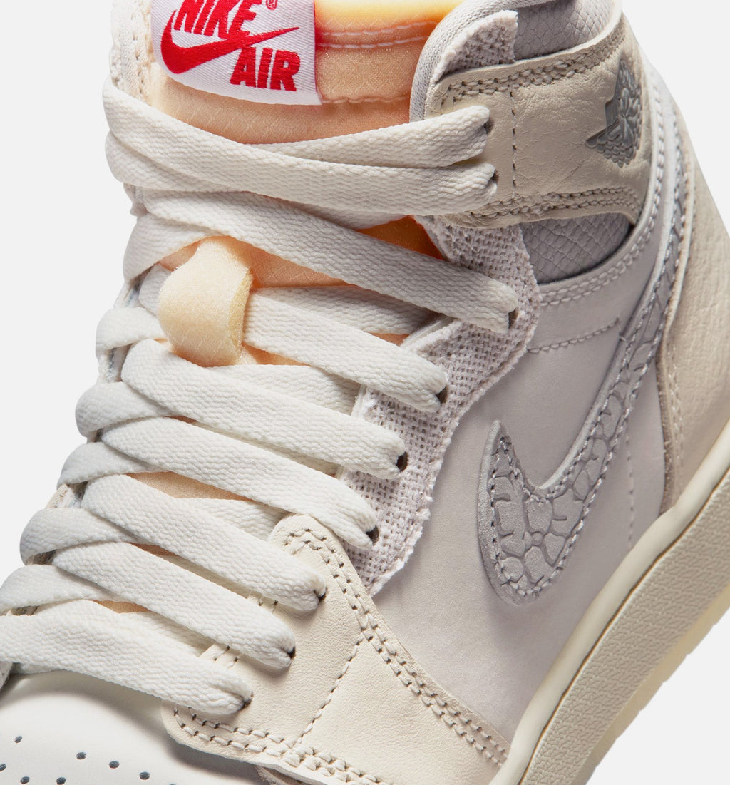 Air Jordan 1 Retro High OG Sail Big Kids' Sneakers - Sail / University Red / Pale Ivory / Off-White / Phantom