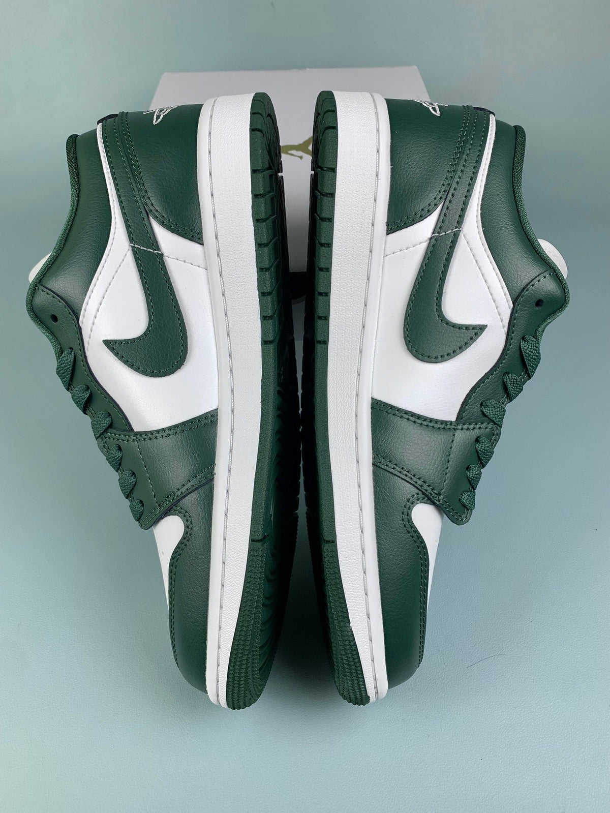 Air Jordan 1 Low Olive Green and White Unisex Sneakers DC0774-113