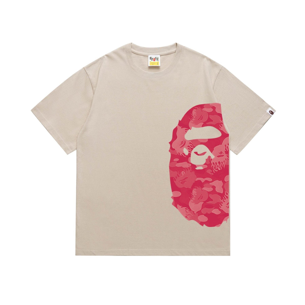 BAPE Pink Camo Ape Head Graphic T-Shirt